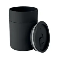 Cana termo PP 330ml personalizată, vedere spate