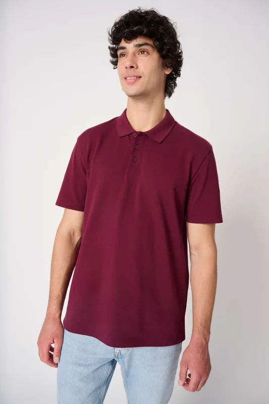 Tricou polo bărbați iDeal Basic Pique personalizat, pe model