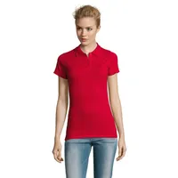 PERFECT WOMEN POLO 180g personalizat, red