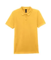 Tricou polo damă Gildan Softstyle™ Double Piqué personalizat, galben