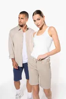Pantaloni scurți damă Kariban Chino Bermuda Shorts personalizați, pe model