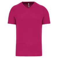 Tricou bărbați Proact V-neck Short-sleeved Sports personalizat, roz
