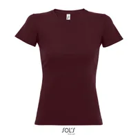 Tricou IMPERIAL WOMEN 190g personalizat, burgundy