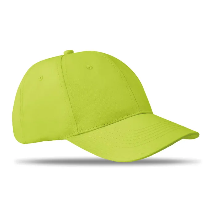 Șapcă baseball cu 6p 160gr personalizată, lime