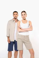 Pantaloni scurți damă Kariban Chino Bermuda Shorts personalizați, pe model
