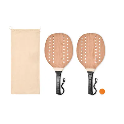 Set de tenis plajă din lemn