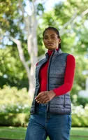 Vestă damă Regatta Firedown Down-touch Insulated Bodywarmer personalizată, pe model