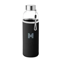 Sticlă de sticlă în husă 500ml personalizată, vedere zona de personalizare