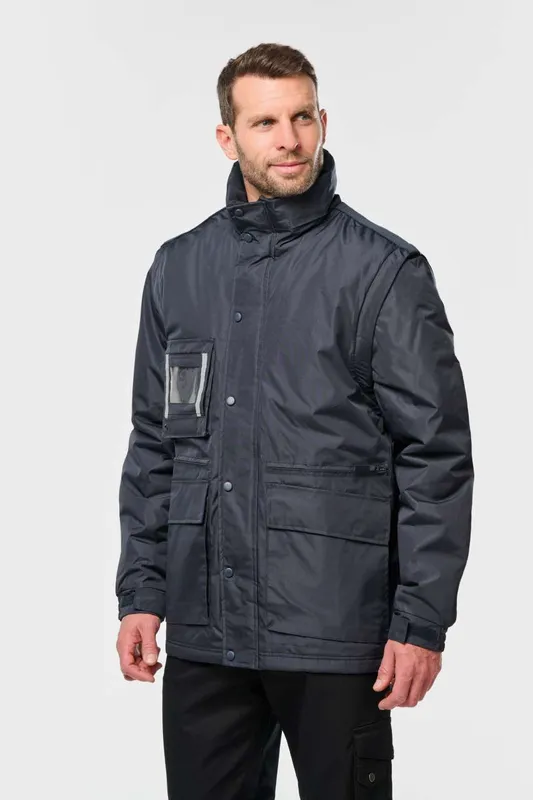 Jachetă unisex Designed To Work Detachable-sleeved Workwear Parka