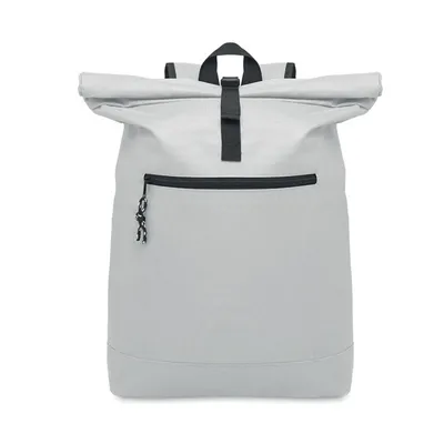 Rucsac rolltop 600Dpolyester personalizat, alb