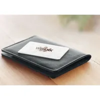 Card pentru blocare RFID personalizat, vedere zona de personalizare