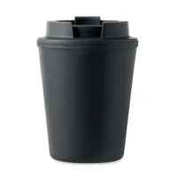 Cană din PP 300 ml personalizată, vedere spate
