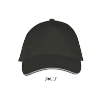 Șapcă SOL'S Long Beach 5 Panel personalizată, gri