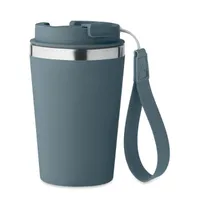 Pahar cu perete dublu 350 ml personalizat, petrol