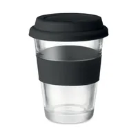 Pahar din sticlă de 350 ml personalizat, vedere detaliu