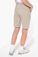 Pantaloni scurți damă Kariban Chino Bermuda Shorts personalizați, pe model