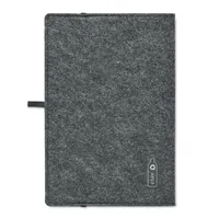 Notebook  A5 RPET pâslă personalizat, vedere spate