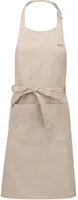 Șorț Kariban Cotton With Pocket personalizat, natural