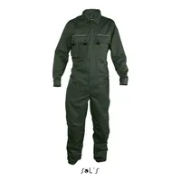 Salopetă bărbați Sol's Solstice Pro Wear Overall personalizată, bottle green