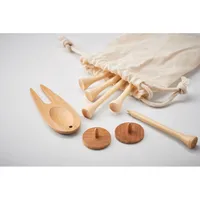 Set accesorii golf în husă personalizat, vedere detaliu