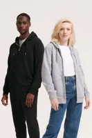 Hanorac unisex SOL'S Calipso Full-zip personalizat, pe model