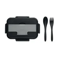 Cutie de prânz cu tacâmuri personalizat, vedere detaliu