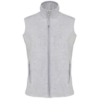 Vestă damă Kariban Melodie Microfleece Gilet personalizată, gri