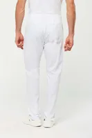 Pantaloni unisex Designed To Work Cotton Trousers personalizați, pe model