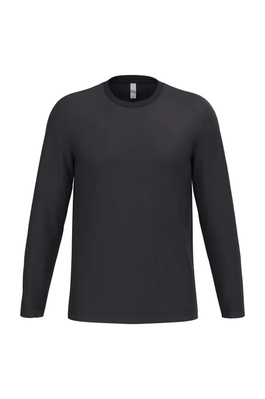 Tricou unisex iDeal Basic IDEAL150 Lsl Tubular personalizat, negru