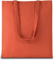 Sacoșă Kimood Basic Shopper personalizată, portocaliu, în context