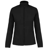 Jachetă damă Kariban Maureen Full Zip Microfleece personalizată, negru
