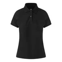 Tricou polo damă Just Polos Stretch personalizat, negru