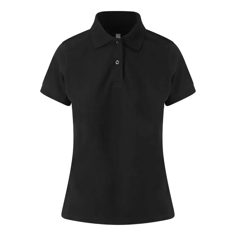 Tricou polo damă Just Polos Stretch personalizat, negru