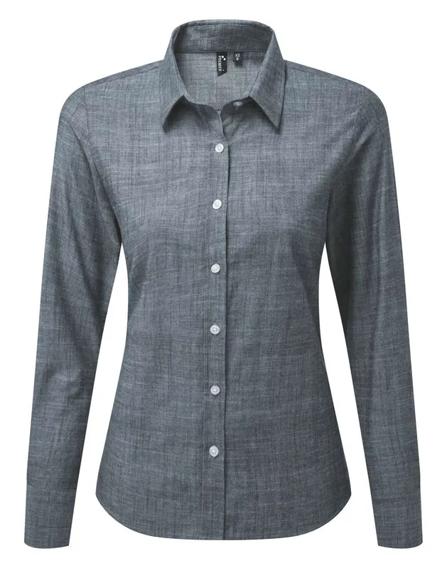 Cămașă damă Premier Cotton Slub Chambray