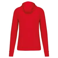 Hanorac bărbați Proact Zip Neck Sports personalizat, roșu