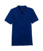 Tricou polo damă Gildan Softstyle™ Double Piqué personalizat, albastru