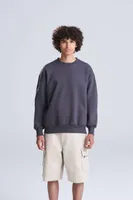 Bluză unisex Just Hoods Signature Heavyweight Sweat personalizată, pe model