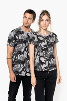 Tricou bărbați Kariban Short-sleeved Camo personalizat, pe model