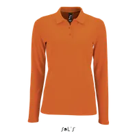 Tricou polo damă SOL'S Perfect Lsl Piqué personalizat, portocaliu