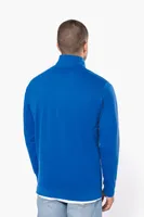Bluză bărbați Kariban Zip Neck personalizată, pe model