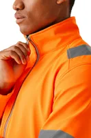 Jachetă softshell bărbați Regatta Hi-vis Pro Contract Ablaze 2 Layer Softshell (class 3) personalizată, pe model