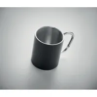 Cană metalică 300 ml personalizată, vedere detaliu