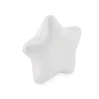 Stea anti-stres PU personalizată, alb