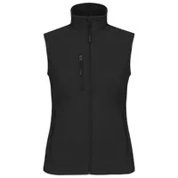 Vestă softshell damă Kariban Softshell Bodywarmer personalizată, negru