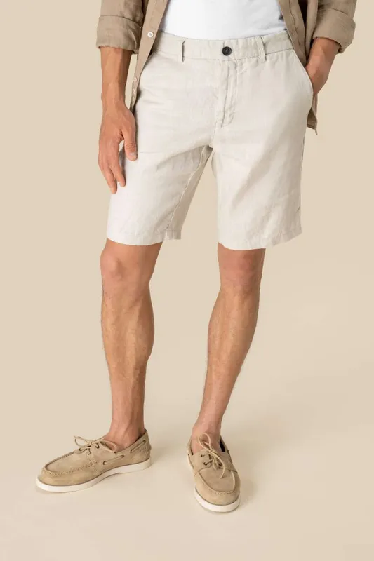 Pantaloni scurți bărbați Spasso Linen Bermuda