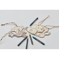 Set figurine din lemn personalizat, vedere detaliu