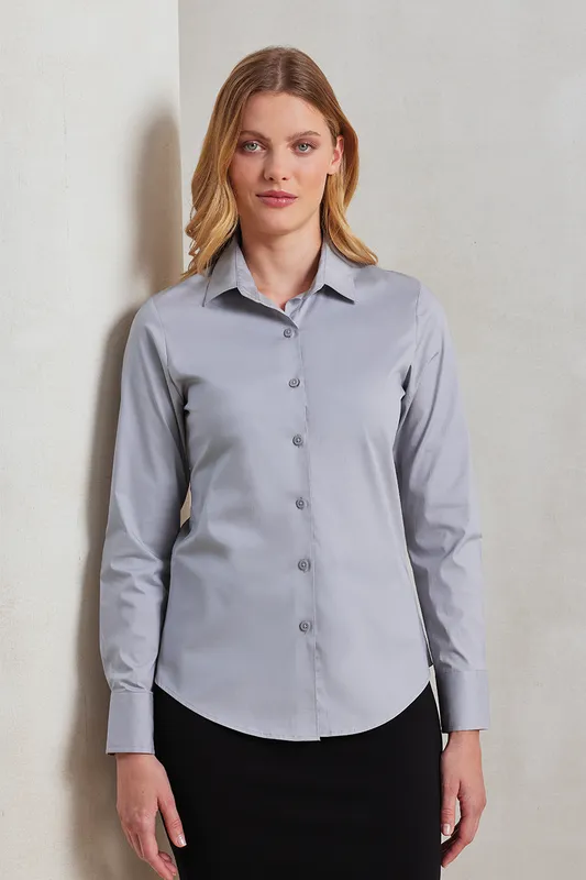 Cămașă damă Premier Stretch-fit Cotton Poplin