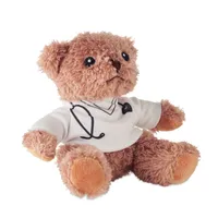 Ursuleț de pluș doctor personalizat, vedere spate