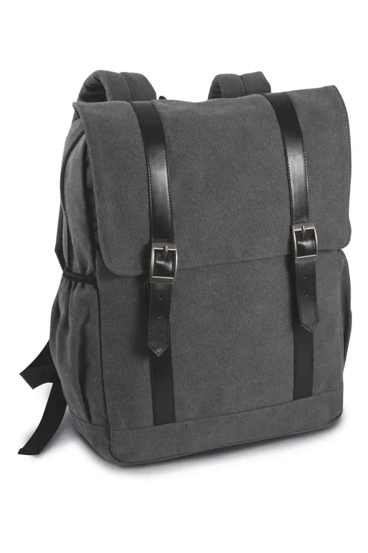 Tricou unisex Kimood Flap-top Canvas Backpack