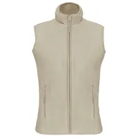 Vestă damă Kariban Melodie Microfleece Gilet personalizată, maro